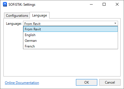 GUI Settings - Language